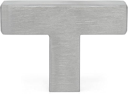 Ravinte 10 Pack 2 inch Length Square Cabinet Pulls Brushed Nickel Stainless Steel Kitchen Drawer Pulls Cupboard Handles Cabinet Handles