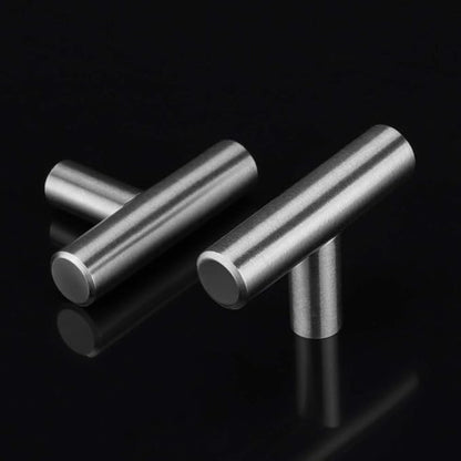 LONTAN 50 Pack Kitchen Cabinet Knobs Brushed Nickel Drawer Knobs LS201BSS Cupboard Knobs Single Hole T Bar Knobs Cabinet Hardware 2in Overall Length