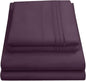 Queen Size Bed Sheets - Breathable Luxury Sheets with Full Elastic & Secure Corner Straps Built In - 1800 Supreme Collection Extra Soft Deep Pocket Bedding Set, Sheet Set, Queen, Purple