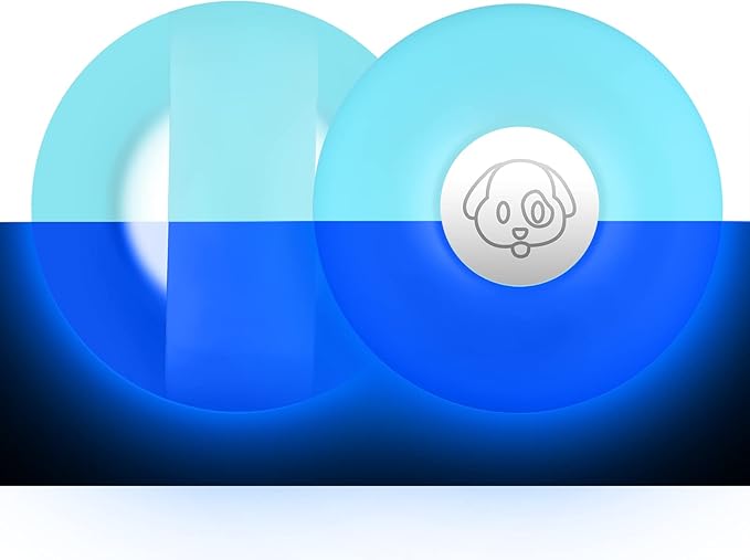 Airtag Holder for Dog Collar, Cibaabo Silicone Air Tag Case Cover Compatible with Apple Airtags for 0.8-1.2inch Cat Pet Collar Harness Loop-Mewly Pet