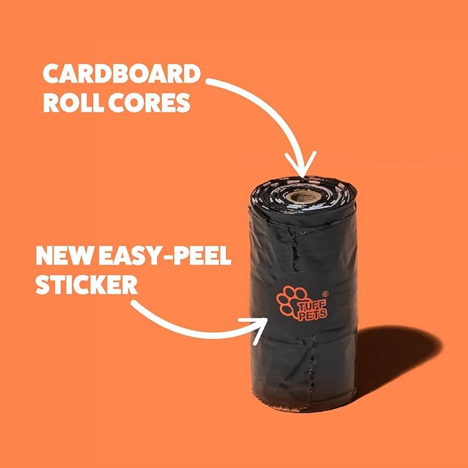 Heavy Duty Dog Poop Bag With Handles - 16 Rolls of Pet Waste Bags - Fits in any Dogs Poo Bag Dispenser or Holder - Thick Dog Poop Bags-Mewly Pet