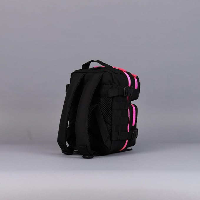 WOLFpak 9L Backpack Mini (Black Neon Pink)-Mewly Pet