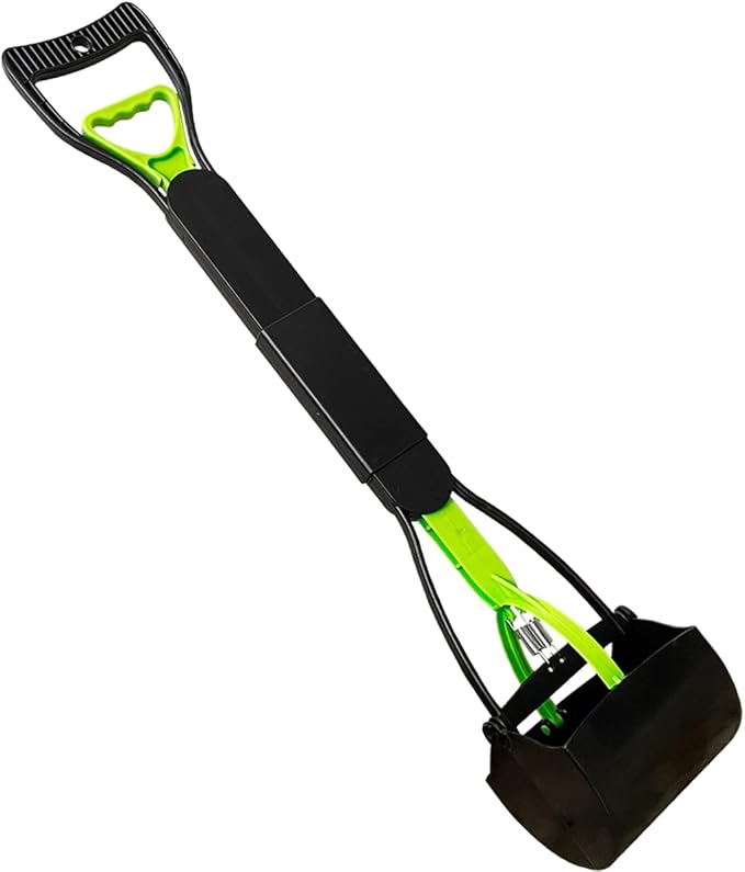 28" Large Pooper Scooper for Dogs, Heavy Duty Poop Scooper for Large Medium & Small Dog, Pet Dog Pooper Scooper for Grass & Gravel Pick Up-Mewly Pet