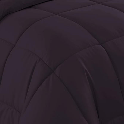 King Size Comforter Set with Sheets - 7-Piece Bedding Collection - 1 Comforter, 1 Fitted Sheet, 1 Flat, 4 Pillowcases - Deep Pocket - Soft & Breathable Premium Quality - Ideal for All Seasons, Purple