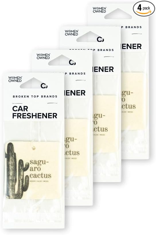 Saguaro Cactus Car Air Fresheners, 4 Pack-Mewly Pet