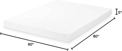 Best Price Mattress 5 Inch Queen Mattress, Cooling Gel Memory Foam Mattress for Kids and Adults, Medium Firm Mattress, Bed-in-A-Box