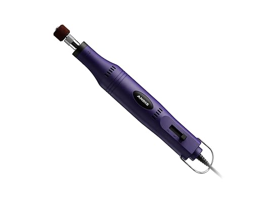 Andis 66745 EasyClip 2-Speed Pet Nail Grinder, Purple-Mewly Pet