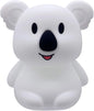 Night Light Kids with Cute Koala Design Baby Children's Room LED Bedside Lamp with Changeable RGB Colors Rechargeable Night Light Compatible with Touch Control & Remote Control - Koala