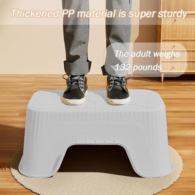 Vealind 2 Extra Large Cat Litter Box with High Sides, XL Litter Boxes for Indoor Big Cats, Grey Big Tall Deep High Wall Litter Box for 2 or Multiple Cats-Mewly Pet