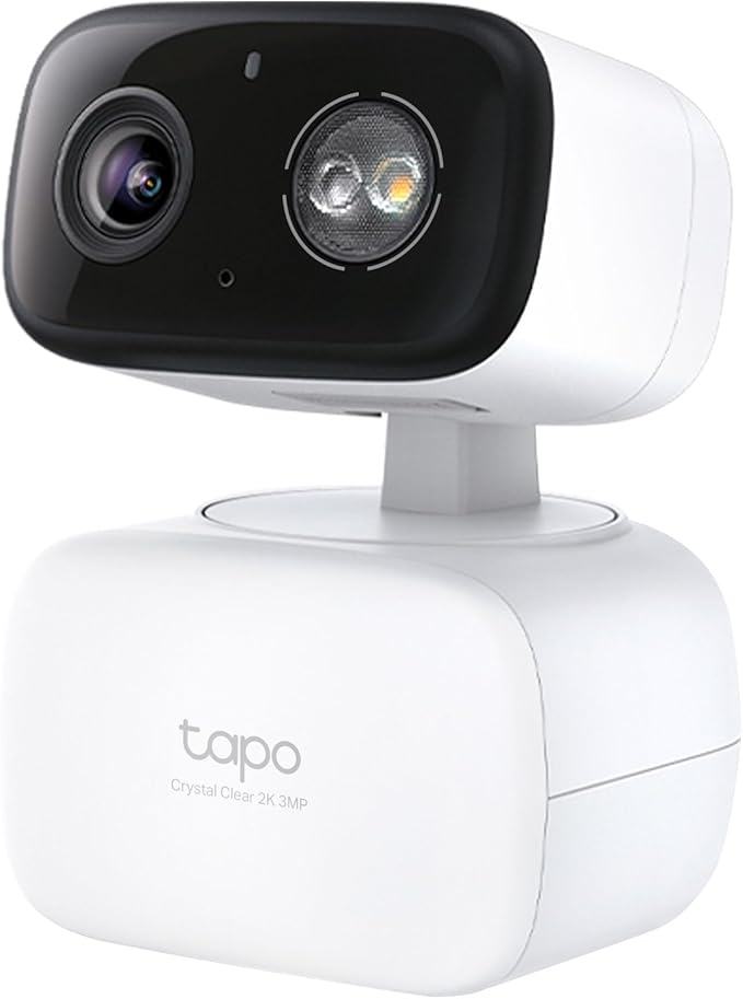 Tapo 2K 3MP Pan/Tilt Indoor/Outdoor Security Camera - Free Person/Baby Cry Detect & Motion Track, 360° Pan, Color Night Vision, SD/Cloud Storage, Works w/Alexa & Google Home HybridCam 360-Mewly Pet