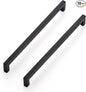 Ravinte 10 Pack 11-5/16 Inch Square Cabinet Handles - Matte Black Pulls for Kitchen Drawers and Cabinets - Hardware Handles