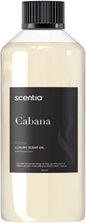 Scentia Hotel Diffuser Oil Inspired by 5-Star Hotel Scent - 500 ml 16.9 fl oz - Fragrance Oil Blend Jasmine, Bergamot Notes for Aromatherapy Diffusers and Humidifiers - Cabana, Thanksgiving Gift