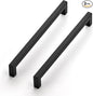Ravinte 3 Pack 8-4/5 Inch Kitchen Square Cabinet Handles Matte Black Cabinet Pulls Black Drawer Pulls Kitchen Cabinet Hardware Kitchen Handles
