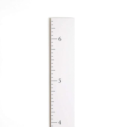 HEADWATERS STUDIO Wooden Growth Chart for Wall - Size Height Chart for Kids, Growth Measuring Board and Kids Height Wall Chart, Growth Chart for Kids, Height Chart for Wall - Modern White (63"x6.7")