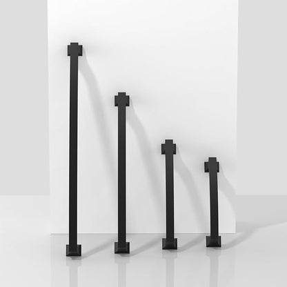 10 Pack Matte Black Cabinet Pulls 5 Inch(128mm) Kitchen Cabinet Handles Solid Zinc Alloy Cabinet Hardware Drawer Pulls