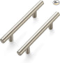 Ravinte 25 Pack 6 inch Cabinet Pulls Brushed Nickel Stainless Steel Kitchen Cupboard Handles Cabinet Handles, 3.5 inch Hole Center