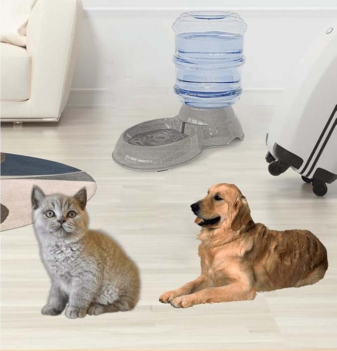 Dog Water Bowl Dispenser,3 Gallon/ 11L Pet Water Dispenser Station for Large Dogs and Cats,Gravity Automatic Feeder,Large Size Dog Drinking Fountain-Mewly Pet