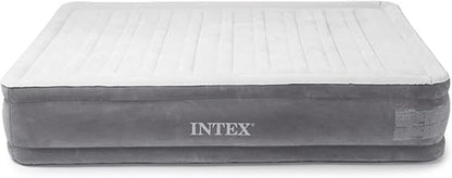 Intex Comfort Dura-Beam Airbed Internal Electric Pump Bed Height Elevated (2020 Model)