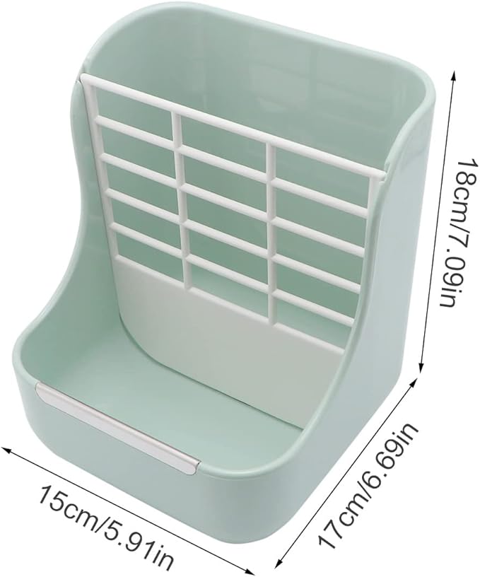 Litewoo Rabbit Hay Feeder Food Bowl Feeding Rack for Small Animal Guinea Pig Chinchilla Bunny Cage Accessories-Mewly Pet
