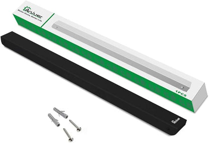 Laundry Room Clothes Rack - Wall Mounted Retractable Folding Clothes Hanger Drying Rack for Laundry Room Closet Storage Organization, Aluminum, Easy Installation (Black)