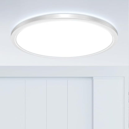 20Inch Big Dimmable Flush Mount LED Ceiling Light Fixture, 3000K-4500K-6000K 3 Color Selectable Ceiling Lamp 45Watt 4500LM Low Profile Ceiling Light for Kitchen Bedroom Hallway Porch