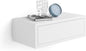 Mobili Fiver, Riccardo Floating nightstand, Ashwood White, Made in Italy