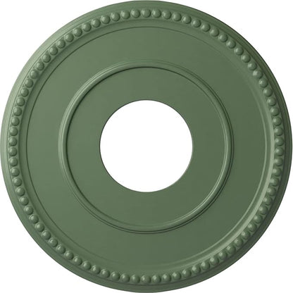 Ekena Millwork CM12BRAGF 12 1/2"OD x 3 7/8"ID x 3/4"P Bradford Ceiling Medallion, Athenian Green