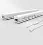 Under Cabinet Lighting Plug in, 16 Inch 2 Pcs, Linkable AC120V 3CCT 3000K/4000K/5000K Ultra Slim, LED Under Cabinet Lights for Counter Light, Kitchen, Shelf, Sink, Workshop, Desk, White
