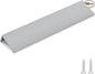 goldenwarm 100 Pack Brushed Nickel Finger Edge Pulls Drawer Finger Pulls Kitchen Hardware Handles Bedroom Dresser Drawers, 6-1/4in Hole Centers