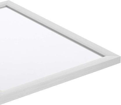Amazon Basics Rectangular Wall Mount Mirror 20" x 28", Standard Trim, Nickel