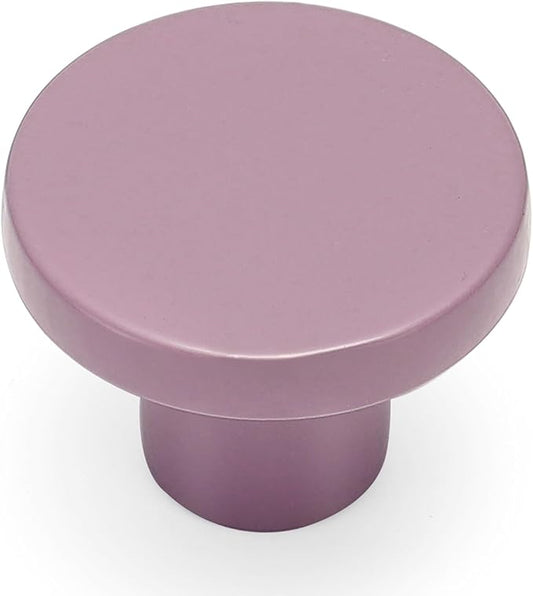 Ravinte 20 Pack Cabinet Knobs Purple Kitchen Cabinet Knobs Round Dresser Drawer Pulls Closet Door Pulls 1-1/5 Inch