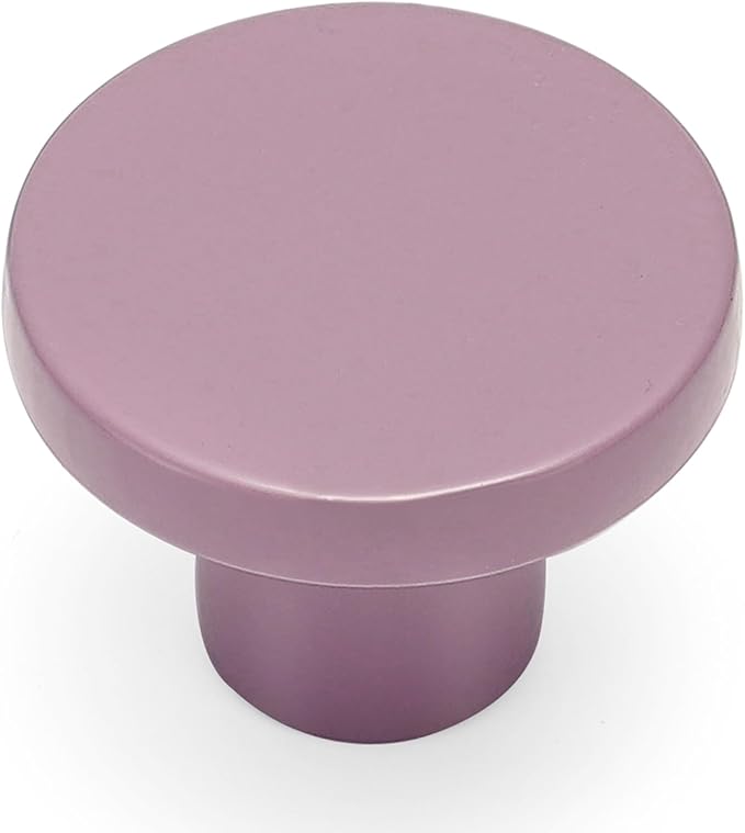 Ravinte 15 Pack Cabinet Knobs Purple Kitchen Cabinet Knobs Round Dresser Drawer Pulls Closet Door Pulls 1-1/5 Inch