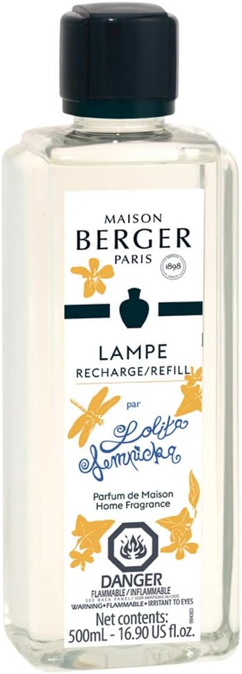 MAISON BERGER Lolita Lempicka Lampe Berger Refill for Home Fragrance Oil Diffuser, 16.9 Fluid Ounces-500 milliliters