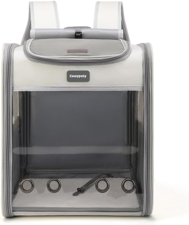 Cat Carrier Backpack,Cat Carrier with Window Blind，Cat Backpack for Small Cats Dogs, Safety Straps, Collapsible, Breathability,Designed for Travel, Hiking, Outdoor,Car-Mewly Pet