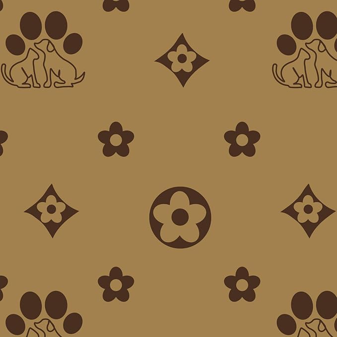 NESTROAD No Pull Dog Harness,Adjustable Oxford Dog Vest Harness with Leash,Reflective No-Choke Pet Harness with Easy Control Soft Handle for Small Dogs(Small,Light Brown)-Mewly Pet