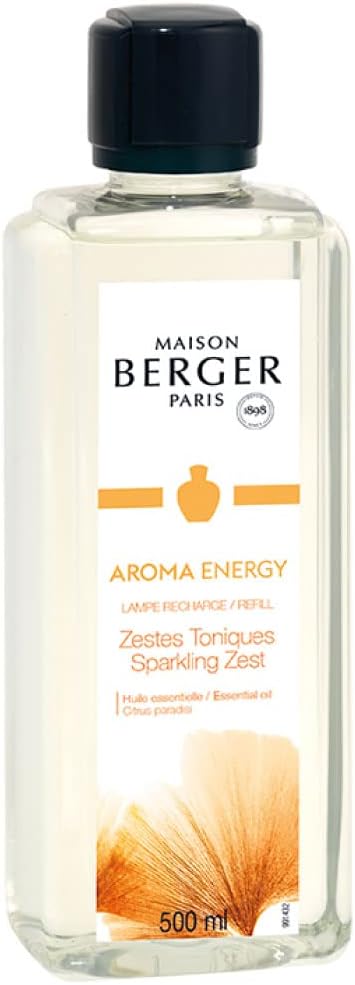 Sparkling Zest - Lampe Berger Fragrance Refill for Home Fragrance Oil Diffuser - 16.9 Fluid Ounces - 500 milliliters
