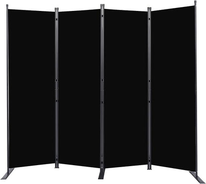 Room Divider 6FT Portable Room Dividers and Folding Privacy Screens, 88'' W Fabric Divider for Room Separation, 4 Panel Partition Room Dividers Freestanding Wall Divider Screen for Dorm Studio Office