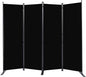 Room Divider 6FT Portable Room Dividers and Folding Privacy Screens, 88'' W Fabric Divider for Room Separation, 4 Panel Partition Room Dividers Freestanding Wall Divider Screen for Dorm Studio Office