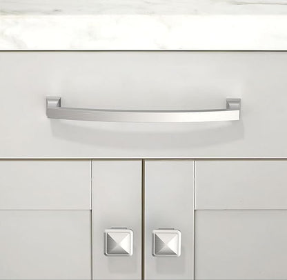 10 Pack Brushed Satin Nickel Cabinet Pulls 6.3 Inch(160mm) Kitchen Cabinet Handles Solid Zinc Alloy Cabinet Hardware Drawer Pulls