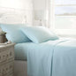 Linen Market Double-Brushed Microfiber Twin XL Sheet Set 3 Piece – Oeko-TEX Certified Ultra Soft & Wrinkle-Free - 16" Deep Pocket Sheets - Easy Care Twin XL Size - Aqua