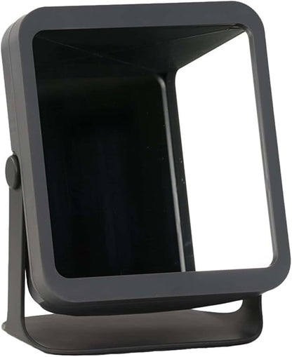 Non-Reversing Mirror with Authentic Image Reflection - Inverted Mirror for Clear, Accurate Makeup & Grooming, Desktop Vanity Essential