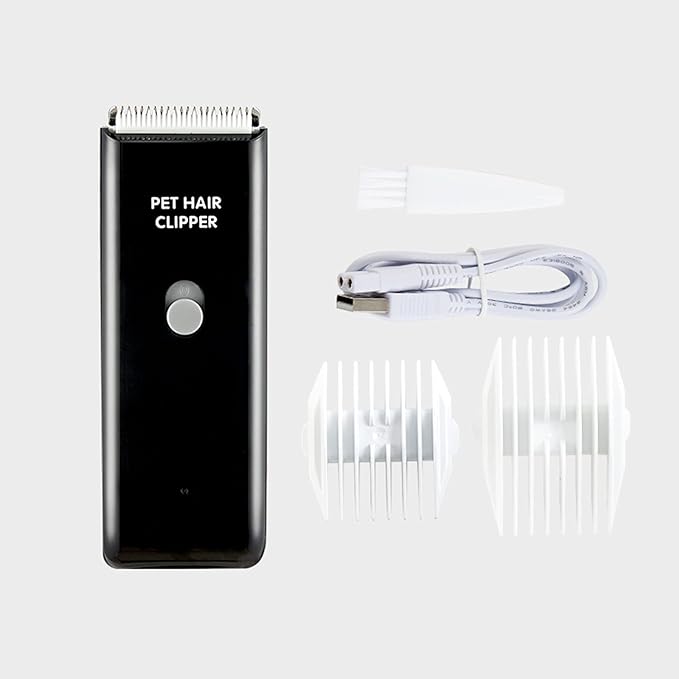 Dog Cat Home Hair Waterproof Clipper Portable Electric USB Rechargeable Pet Grooming Tools Low Noise Shaver Cordless Trimmer for Small and Large Pets-Mewly Pet