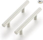 Ravinte 24 Pack | 5 Inch Cabinet Pulls White Stainless Steel Kitchen Drawer Pulls Cabinet Handles 5 InchLength, 3 Inch Hole Center