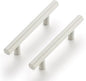 Ravinte 55 Pack | 5 Inch Cabinet Pulls White Stainless Steel Kitchen Drawer Pulls Cabinet Handles 5 InchLength, 3 Inch Hole Center