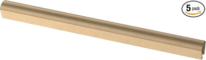 Franklin Brass Adjusta-Pull (5-Pack) Adjustable Drawer Pulls | Fits 2 to 8-13/16 Inch Hole Centers | Champagne Bronze Cabinet Handles| Modern Arch P43971K-CZ-CP