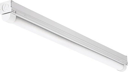 Lithonia Lighting 2ft Light Fixture, LED Strip Light, 120V, 4000K Cool White Light, 2-Foot, 1-Light, White (MNSL L23 1LL 120V 40K 80CRI M6)
