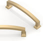 AR004 10 Pack Champagne Bronze Cabinet Pulls 5 Inch(128mm) Kitchen Cabinet Handles Solid Zinc Alloy Cabinet Hardware Drawer Pulls