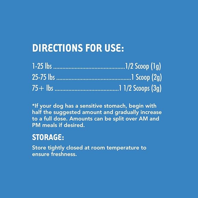 iHeartDogs 24-in-1 Adult Dog Multivitamin Daily+ Total Health Support Powder with Probiotics, Omega-3, Glucosamine, Mushrooms & Bone Broth - 60 Servings-Mewly Pet