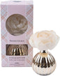 Bridgewater Candle Sweet Grace Holiday Flower Diffuser | Passion Fruit, Sparkling Tea, Patchouli | Metallic Decorative Air Freshener for Home | 8 oz | 60 Day Lifespan