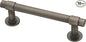 Franklin Brass - Francisco Heirloom Silver Cabinet Handles 3 Inch (3") Hole Center Pulls | Easy Install, Durable Hardware for Kitchen Cabinet Door, Drawers, Dresser Pull, Furniture (10 Pack)